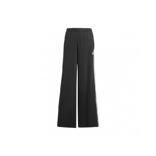 PANTALÓN LOOSE FRENCH TERRY WIDE LEG 3 BANDAS - BLACK