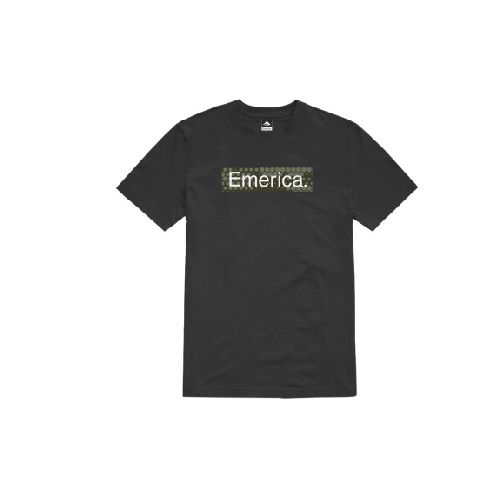 REMERA EMERICA CAMO BAR - Black