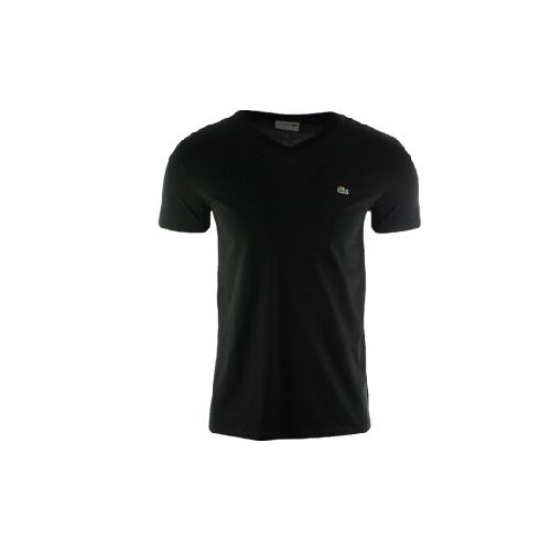 REMERA LACOSTE BASICA - Black