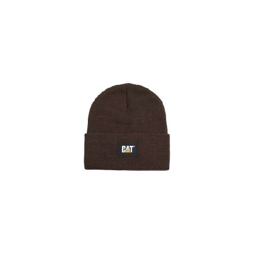 GORRO CATERPILLAR LABEL CUFF BEANIE - Coffee Bean