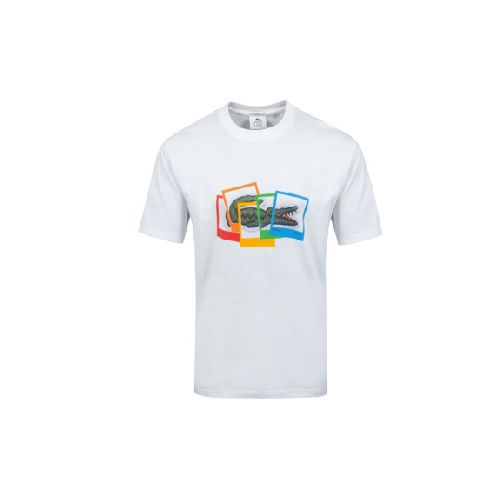 REMERA LACOSTE LIVE X POLAROID - White