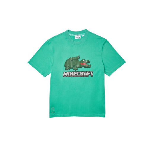 REMERA LACOSTE X MINECRAFT - Green