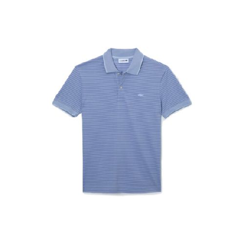 REMERA LACOSTE PIQUE CAVIAR - Purple