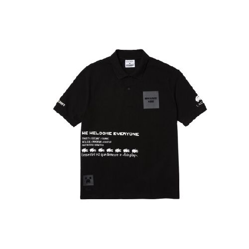 Remera Lacoste x Minecraft - Black