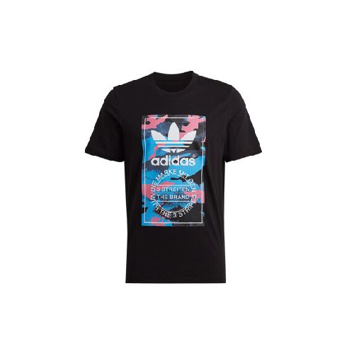 REMERA adidas GRAPHIC CAMO - Black