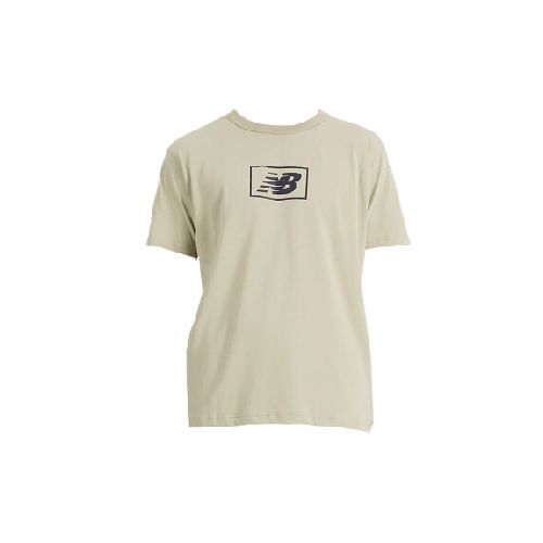 Camiseta New Balance ESSENTIALS LOGO T-SHIRT - GREEN