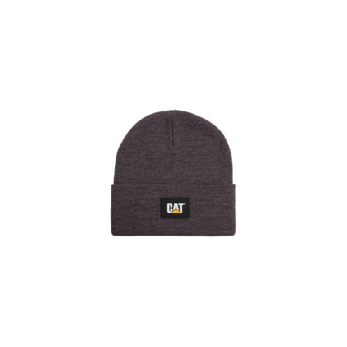 GORRO CATERPILLAR LABEL CUFF BEANIE - Dark Heather Grey