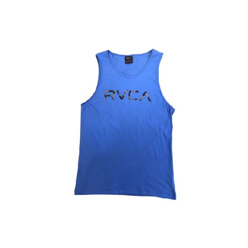 MUSCULOSA RVCA MCFLORAL SINGLET - Blue