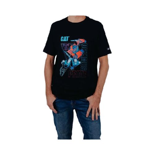 REMERA CATERPILLAR TRANSFORMERS OPTIM - BLACK