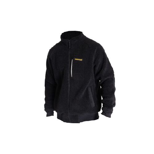 CAMPERA CATERPILLAR FOUNDATION SHERPA FULL ZIP FLEECE - BLACK