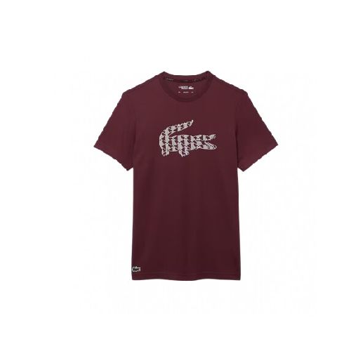 REMERA ESTAMPADA LACOSTE - Bordeaux