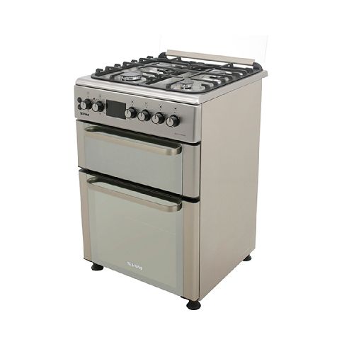 Cocina combinada doble Horno 4 hornallas Siam SI-CC60EV-D