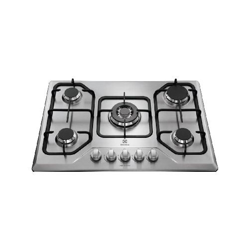 Anafe 5 hornallas Inox. Electrolux GT75X