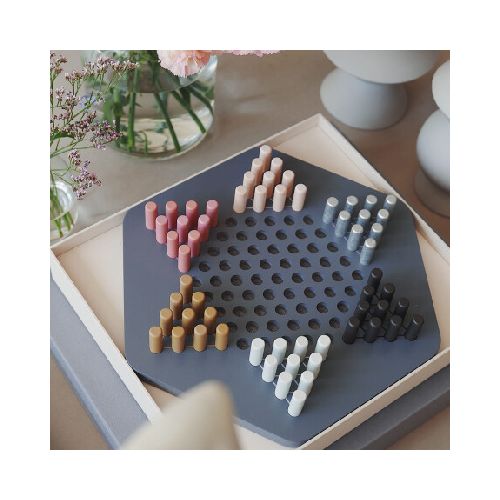 JUEGO DE MESA CHINESE CHECKERS CLASSICS BLANCO