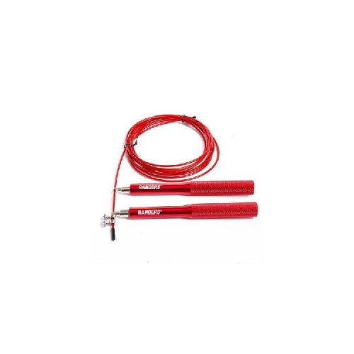 CUERDA PARA SALTAR ALUMINIO CON RULEMAN - ROJO