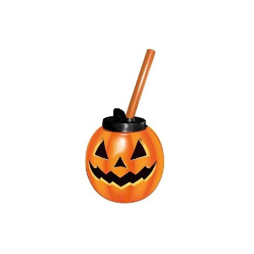 VASO REDONDO HALLOWEEN CARA 0,3 LT - Sin color