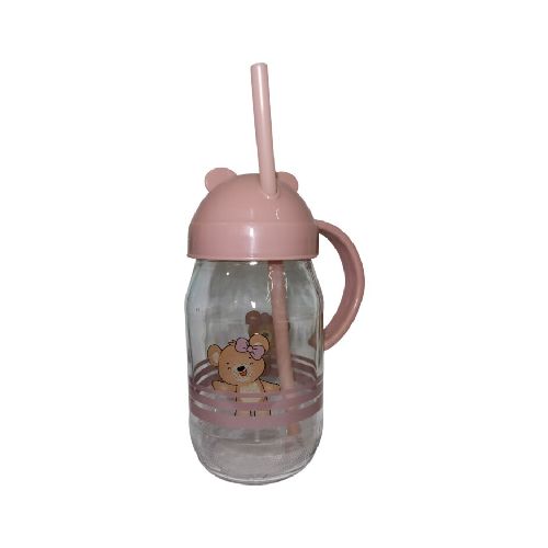 VASO INFANTIL DE VIDRIO 370ml - MULTICOLOR