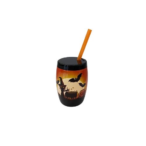 VASO HALLOWEEN 0,3 LTS - NARANJA