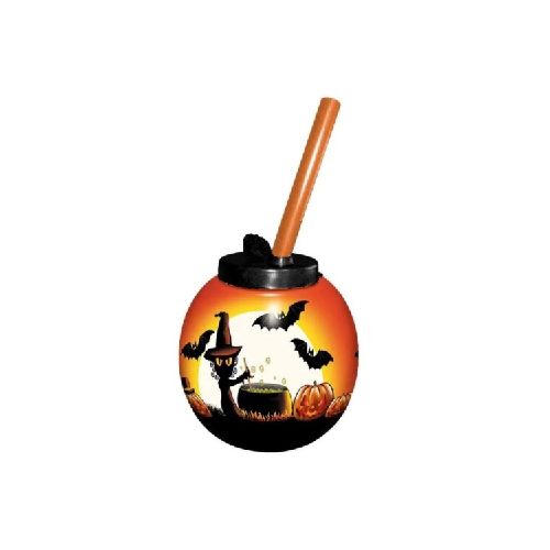 VASO REDONDO HALLOWEEN MURC 0,3 LT - Sin color