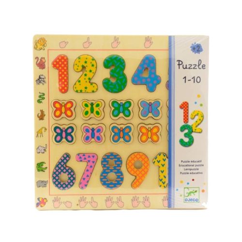 Puzzle números del 1 al 10 Djeco