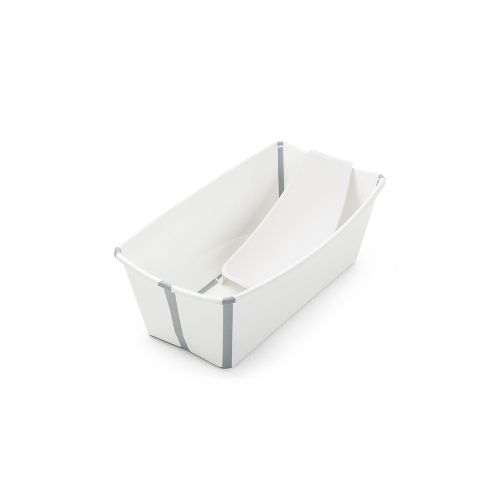 Bañito Plegable con Cuchara Flexibath Stokke - Blanco / Gris