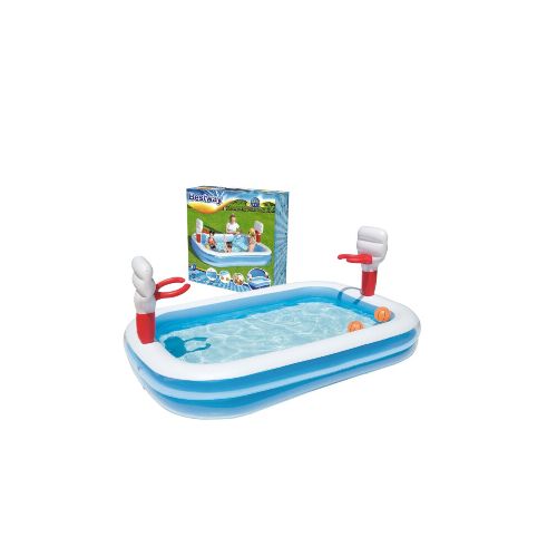 Piscina Inflable Infantil con Aros de Básquet — Game Stop