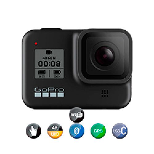 Cámara Gopro Hero 8 Black 12mp 4K Sumergible 10m — Game Stop