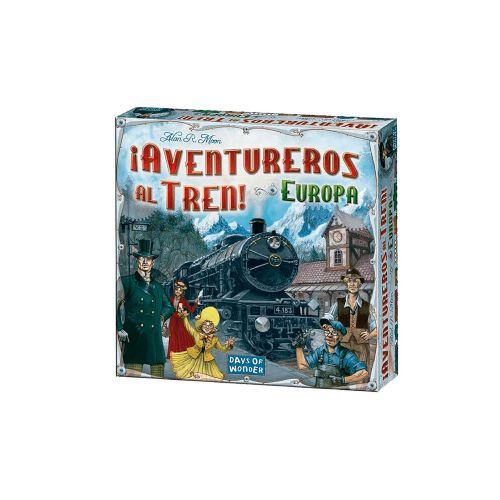 Juego de Mesa Asmodee Aventureros Al Tren Europa +8 — Game Stop