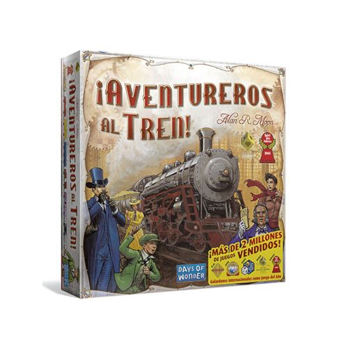 Juego de Mesa Asmodee Aventureros Al Tren Norte América +8 — Game Stop