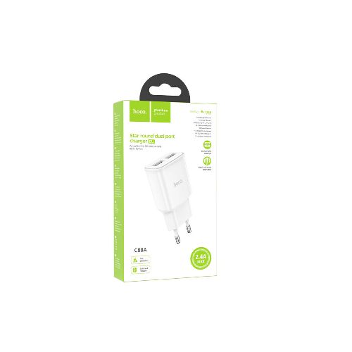 Cargador Para Celulares Doble Puerto Usb Premium 100v A 240v C88A — Game Stop