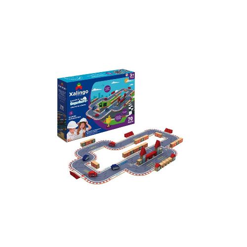 Puzzle Y Bloques De Madera 70 Piezas Modelo Pista — Game Stop