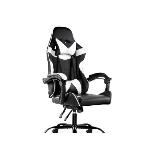 Silla Gamer Lumax ROM negro/blanco — Game Stop