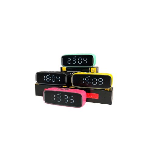 Parlante Con Reloj Despertador Recargable Bluetooth FM WSA-858 — Game Stop