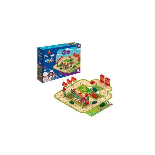 Puzzle Y Bloques De Madera 90 Piezas Modelo Granja — Game Stop