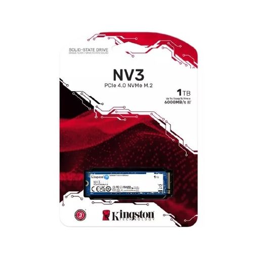 Disco SSD NV3 Kingston 1000GB NVMe M.2 PCIe 2280 — Game Stop