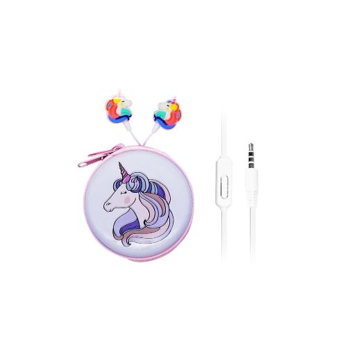 Auricular Unicornio Con Estuche Celular Tablet Pc Aux — Game Stop