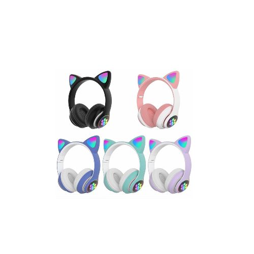 Auricular Orejas De Gato Inalambrico Con Luces — Game Stop