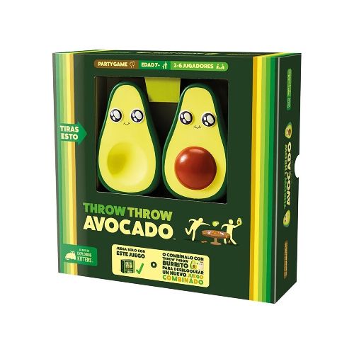 Juego De Mesa Exploding Kittens Throw Throw Avocado +7 — Game Stop