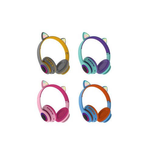 Auricular Cat Ear Bluetooth SD Con Micrófono Y Luces — Game Stop