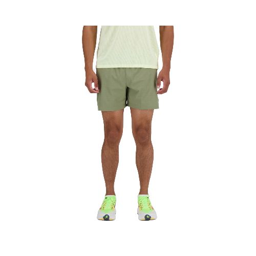 Short New Balance de Hombre -RC SEAMLESS 5 INCH - MS41286DEK - GREEN