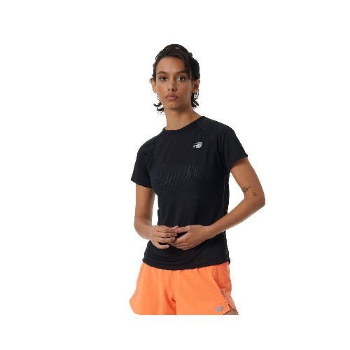 Remera New Balance de Dama IMPACT RUN - WT21262BK - BLACK