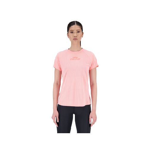 Remera New Balance de dama - IMPACT RUN - WT21263GUT - BEIGE