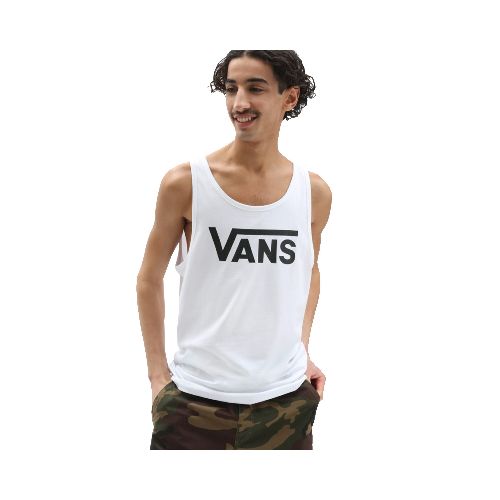 Musculosa Vans de Hombre - VN000Y8VYB2 - WHITE/BLACK