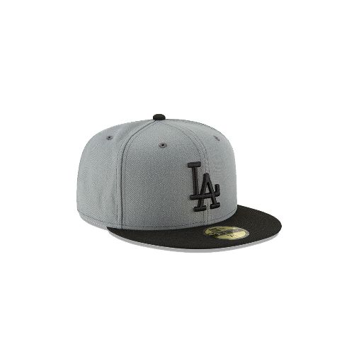 Gorro New Era - Los Angeles Dodgers MLB 59Fifty - 11591140 - GREY/BLACK