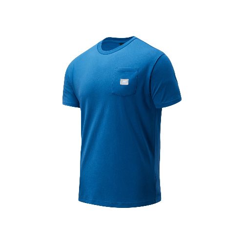 Remera New Balance de Hombre - ESSENTIALS POCKET -MT01567ONB - OXYGEN BLUE