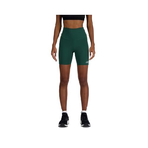 Short New Balance de Dama - 6 INCH BIKE SHORT - WS41114NWG - GREEN