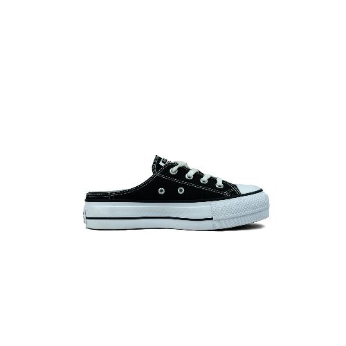 Championes Converse CHUCK TAYLOR AS MULE LIFT SLIP - 566624C - BLACK/WHITE/BLACK