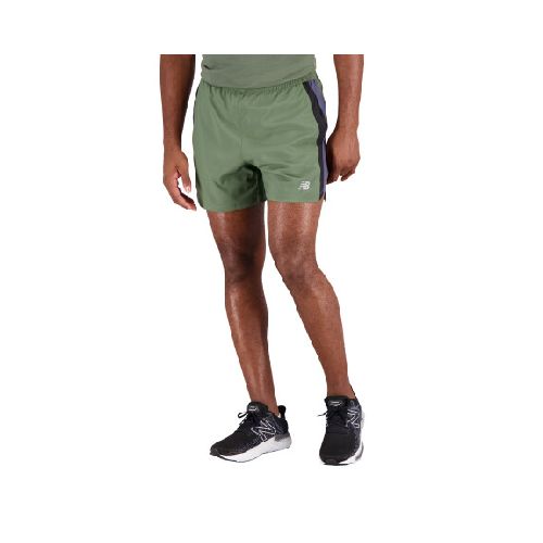 Short New Balance de hombre - ACCELERATE 5 INCH - MS23228DON - GREEN