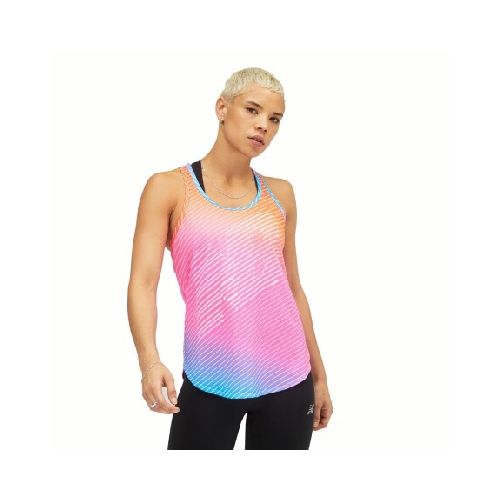 Musculosa New Balance de Dama -PRINTED ACCELERATE-WT11223MPT - PRINT/PATTERN/MISC