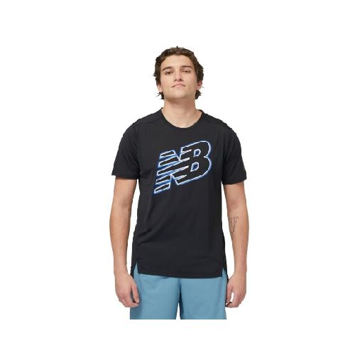 Remera New Balance de Hombre -GRAPHIC ACCELERATE- MT23224MIB - BLUE